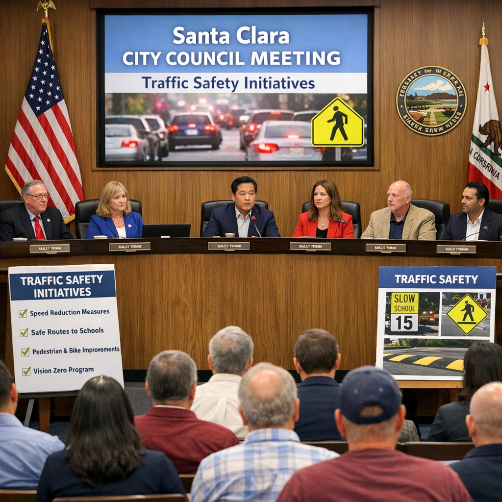Santa Clara City Council Adopts Vision Zero Plan to Enhance Traffic Safety